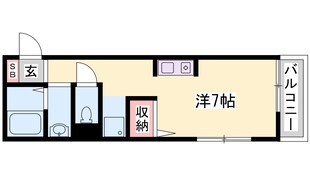 加古川駅 徒歩9分 1階の物件間取画像